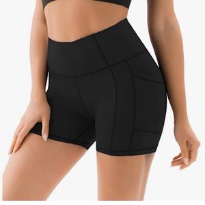 Bike or yoga high waist shorts , new no tags